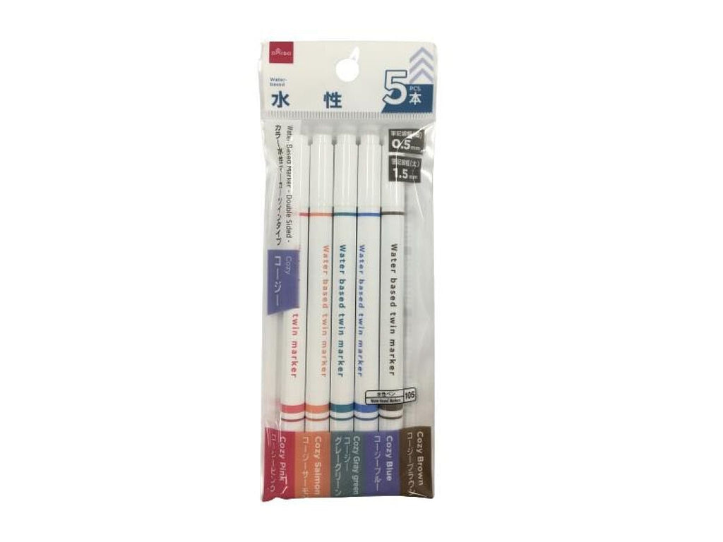 カラー水性マーカー（ツインタイプ、コージー） ダイソー(DAISO)