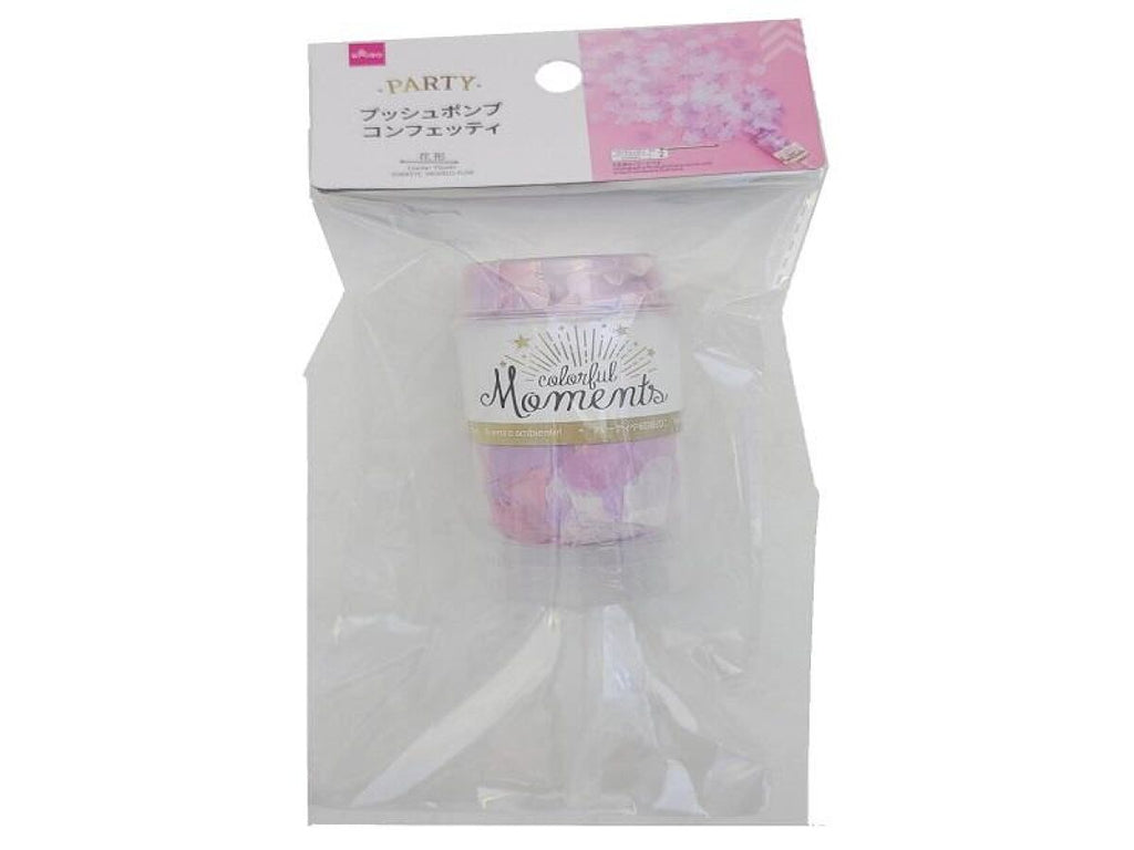 プッシュポンプコンフェッティ（花形） ダイソー(DAISO)