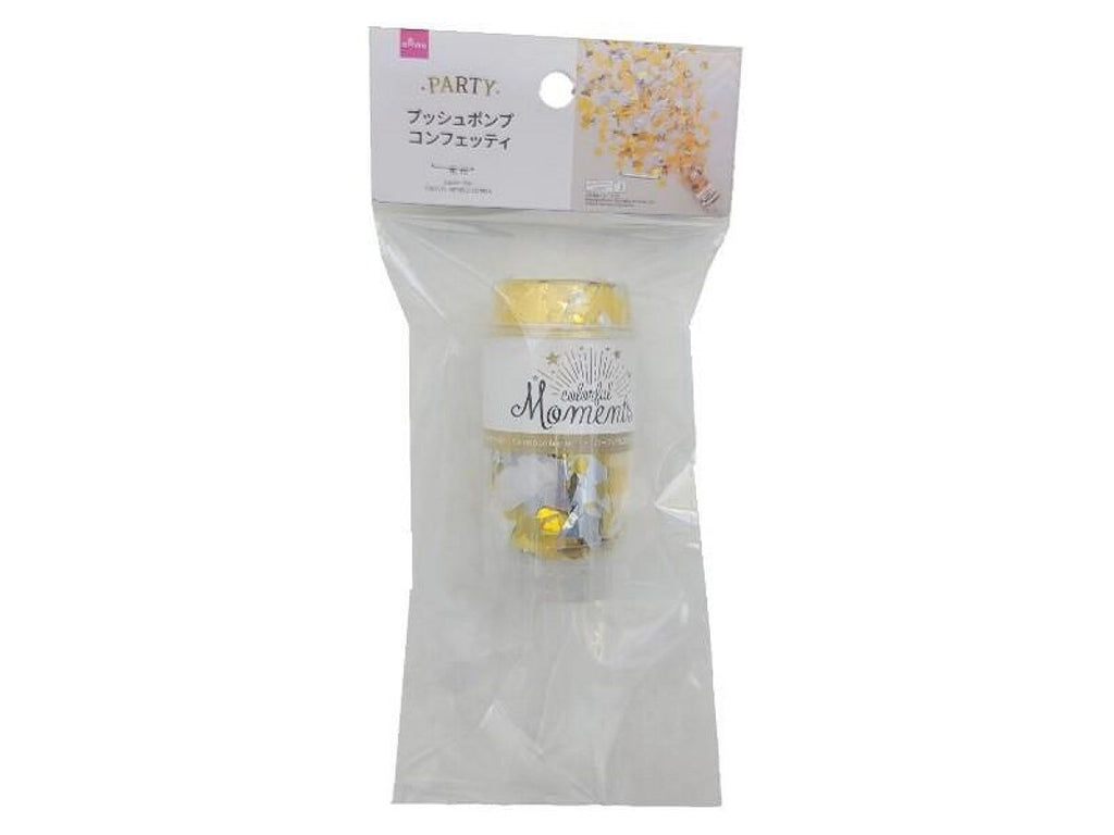 プッシュポンプコンフェッティ（星形） ダイソー(DAISO)