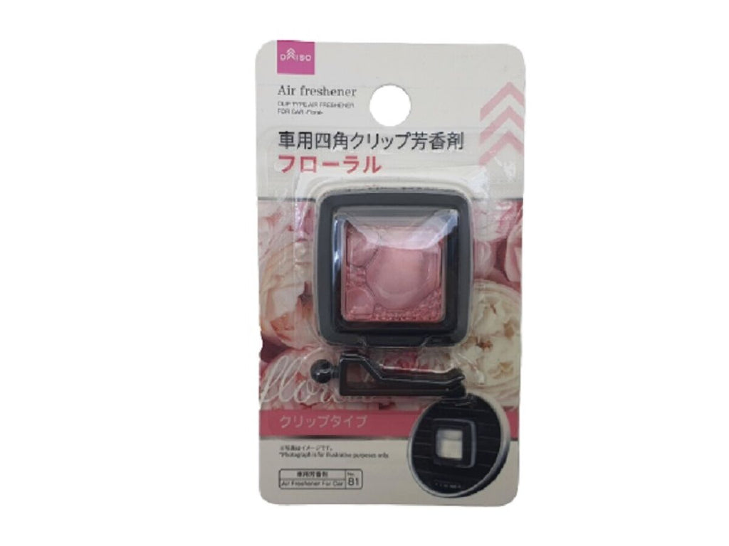 車用四角クリップ芳香剤（フローラル） ダイソー(DAISO)