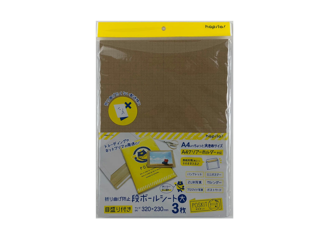 折り曲げ防止用段ボールシート Ａ４大 ３枚 ダイソー(DAISO)