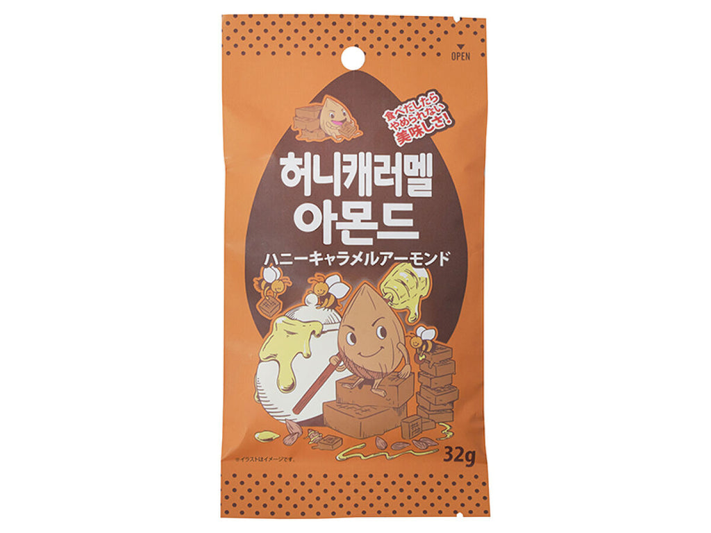 ドウシシャ ハニーキャラメルアーモンド ３２ｇ ダイソー(DAISO)