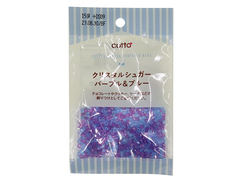 ドウシシャ クリスタルシュガー パープル＆ブルー １５ｇ ダイソー(DAISO)