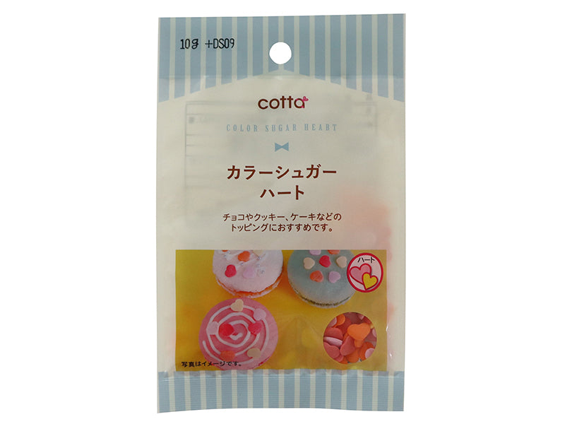 ドウシシャ カラーシュガーハート ９ｇ ダイソー(DAISO)