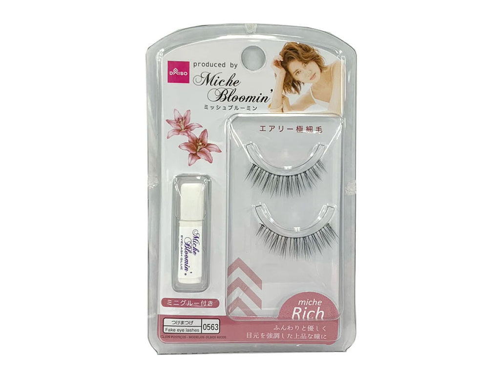 コラボアイラッシュ（ミッシュブルーミン、リッチアイ） ダイソー(DAISO)