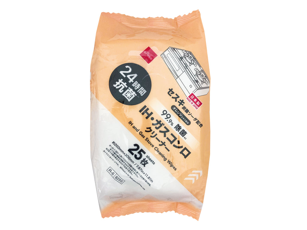 ＩＨ・ガスコンロクリーナー（２５枚、２４ｈ抗菌） ダイソー(DAISO)