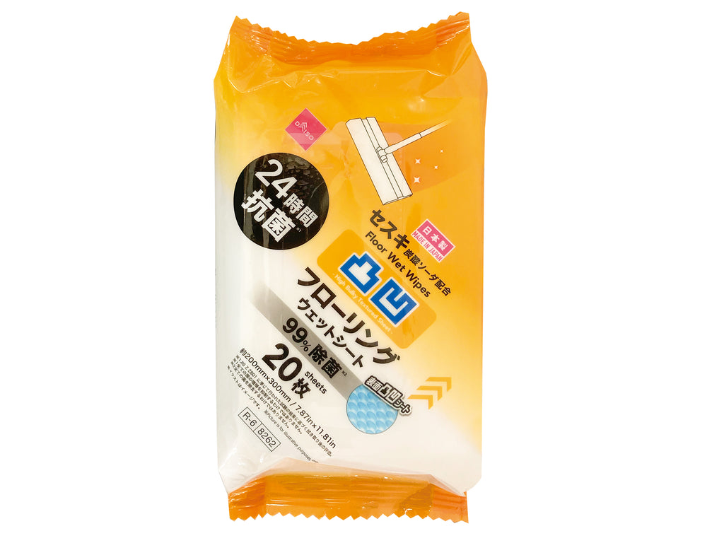 フローリングウェットシート（２０枚、２４抗菌） ダイソー(DAISO)