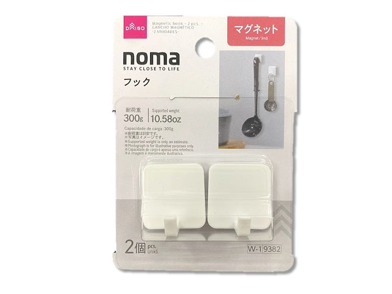 ｎｏｍａ フック（マグネット、２個） ダイソー(DAISO)