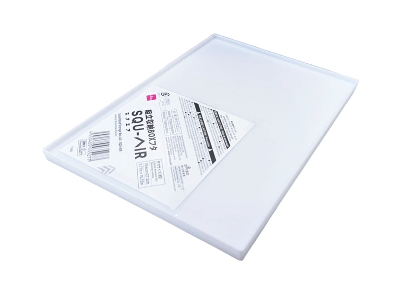 組立収納ＢＯＸフタ（ＳＱＵーＡＩＲ、白） ダイソー(DAISO)