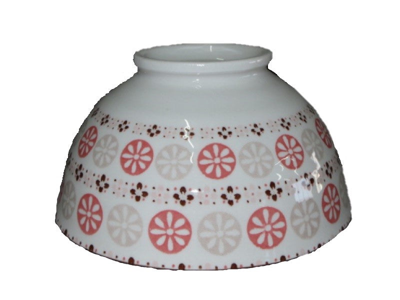 茶碗（フィオーレ、赤） ダイソー(DAISO)
