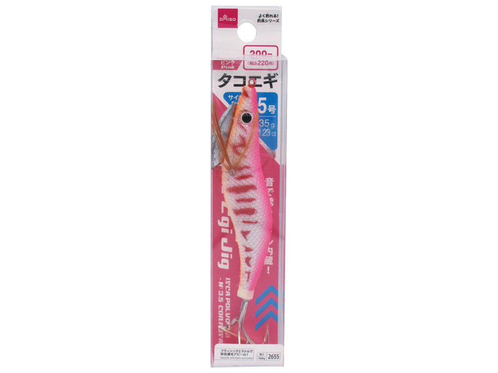 タコエギ（３．５号、ピンク） ダイソー(DAISO)