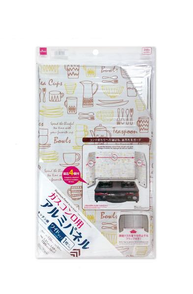 ガスコンロ用アルミパネル（キッチン柄） ダイソー(DAISO)