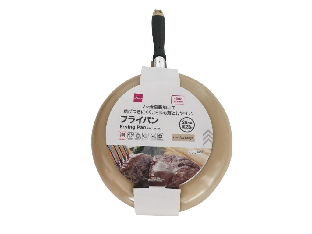 フライパン（ベージュ） ダイソー(DAISO)