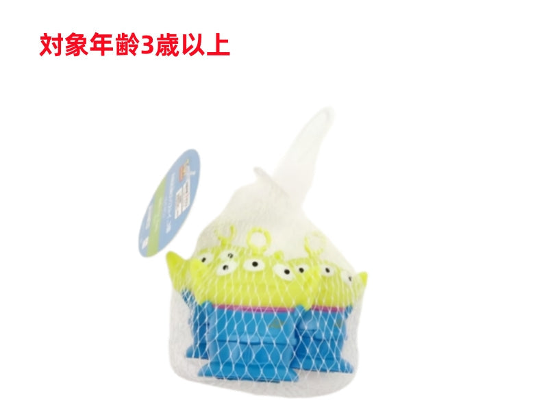 お風呂遊びバストイ、３個（エイリアン） ダイソー(DAISO)