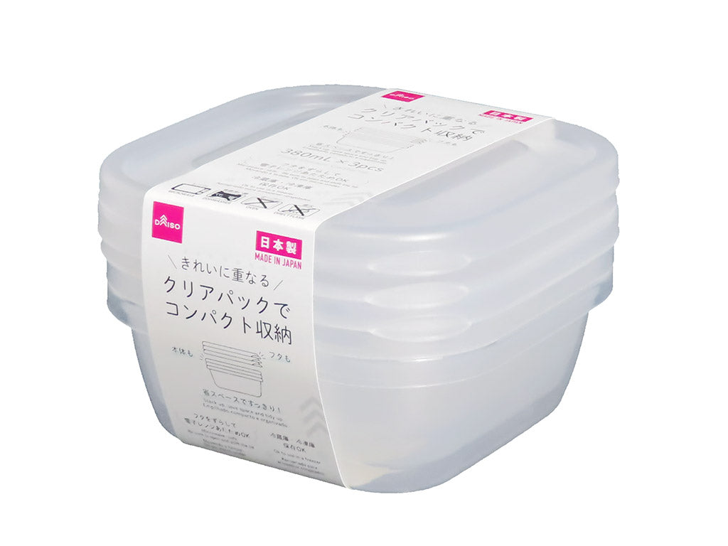 クリアパック（３個） ダイソー(DAISO)