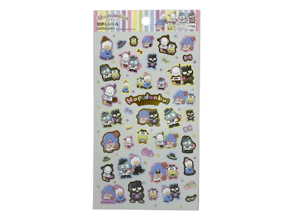 箔押しシール（はぴだんぶい） ダイソー(DAISO)