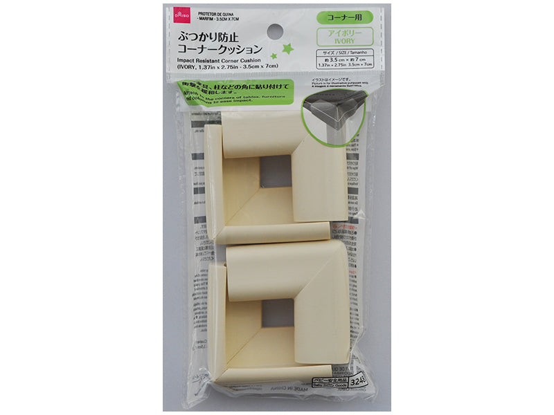 ぶつかり防止コーナークッション（アイボリー） ダイソー(DAISO)