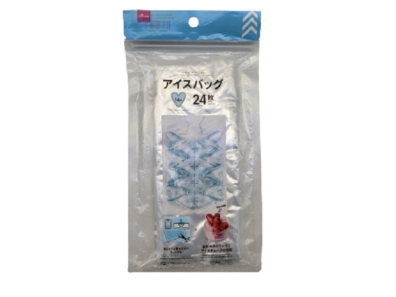 アイスバッグ（１６球×２４枚、ハート） ダイソー(DAISO)
