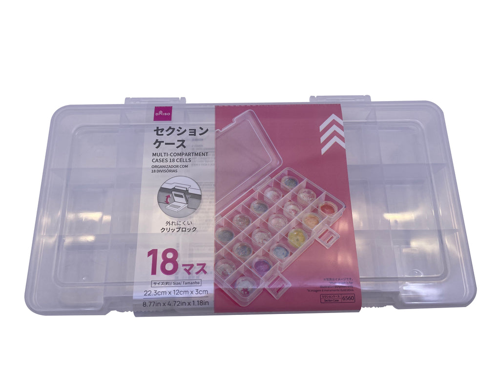 セクションケース１８マス ダイソー(DAISO)