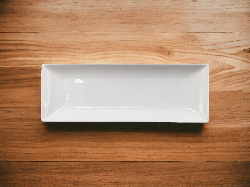 ホワイト皿（長方形） ダイソー(DAISO)