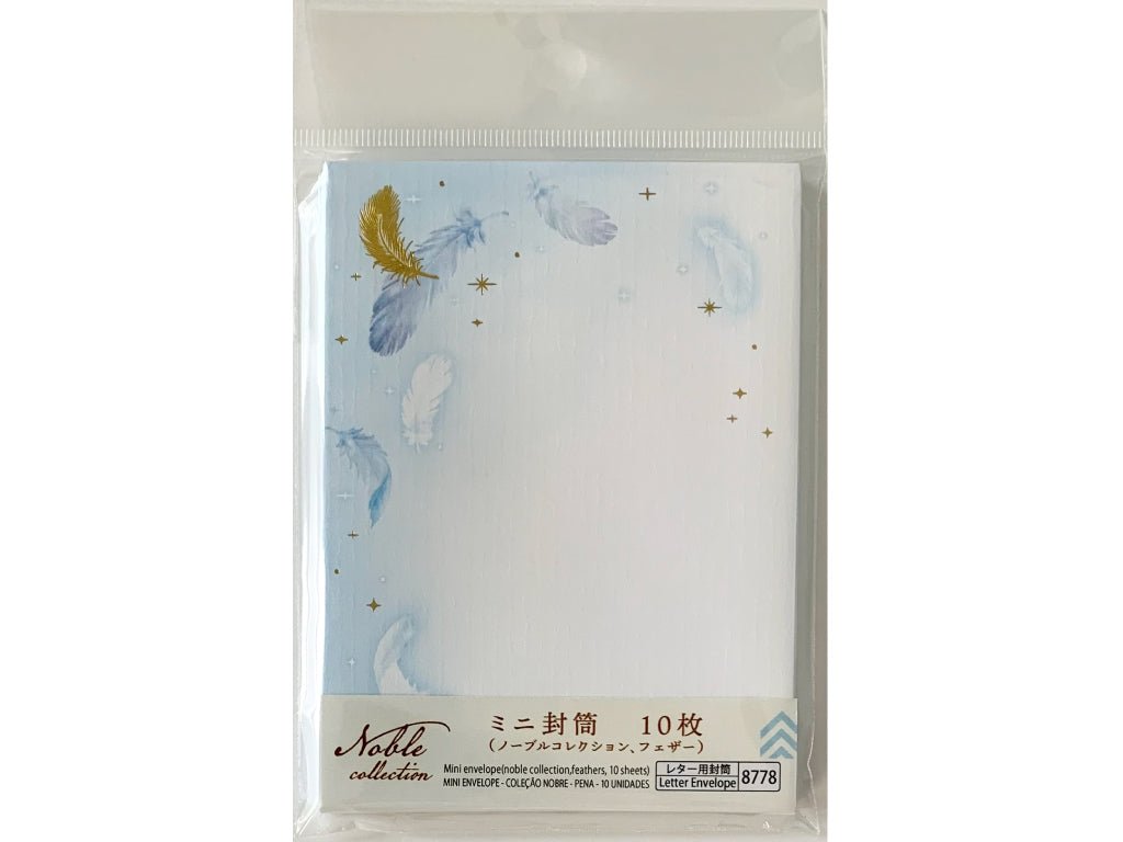 ミニ封筒（ノーブルコレクション、フェザー、１０枚） ダイソー(DAISO)