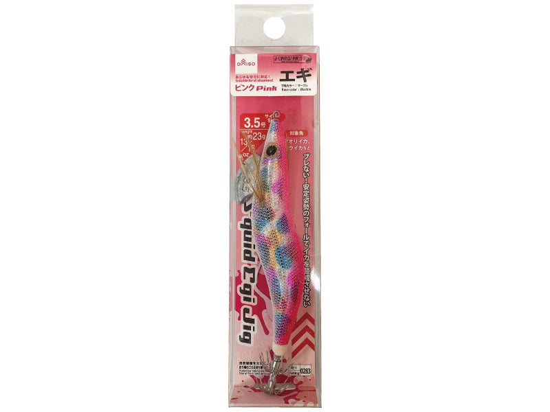 エギ（３．５号、ピンク） ダイソー(DAISO)