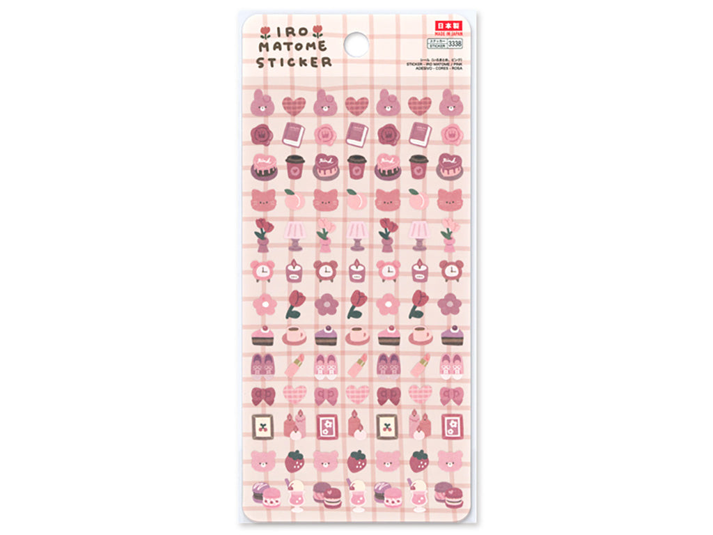 シール（いろまとめ、ピンク） ダイソー(DAISO)