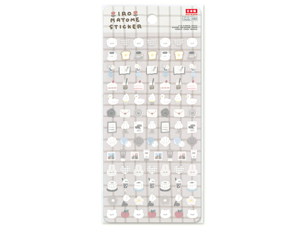 シール（いろまとめ、ホワイト） ダイソー(DAISO)