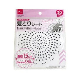 浴室排水口用髪とりシート（花型、２０枚） ダイソー(DAISO)