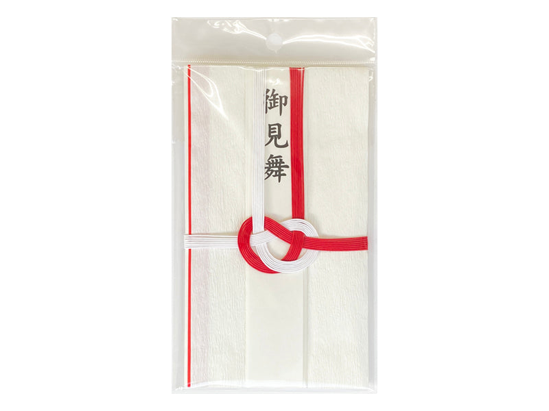 かぶせ金封（赤白７本、御見舞） ダイソー(DAISO)