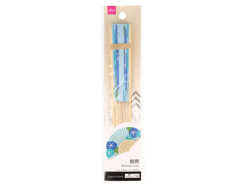 紙扇子（朝顔） ダイソー(DAISO)