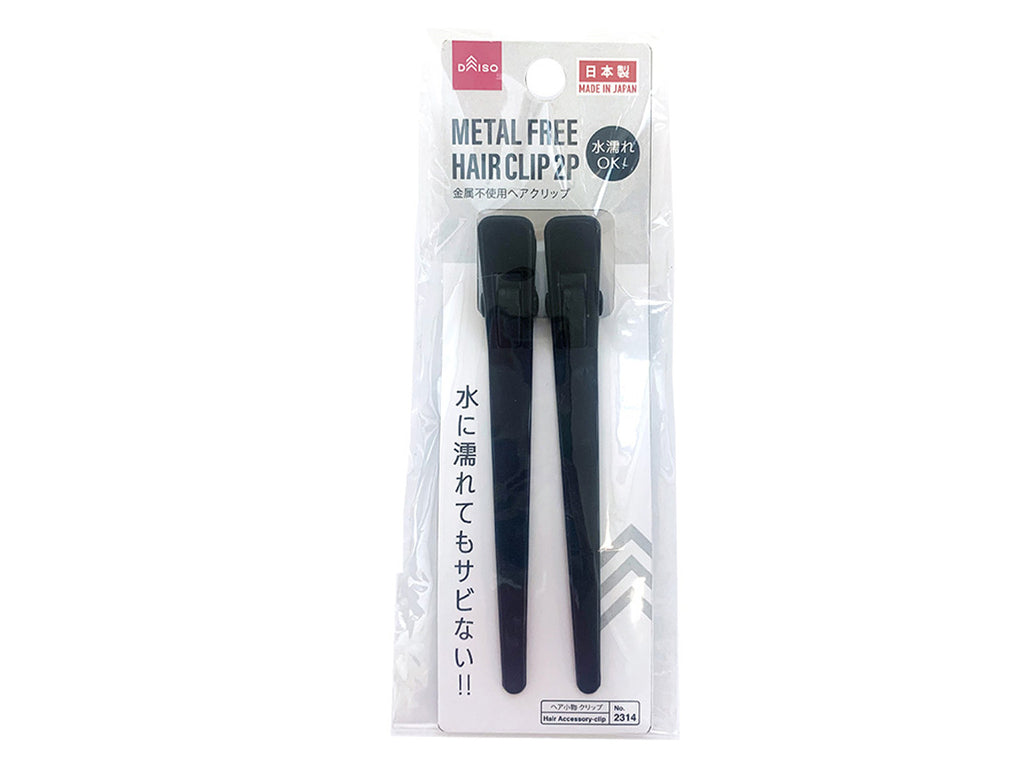 金属不使用ヘアクリップ（２個） ダイソー(DAISO)