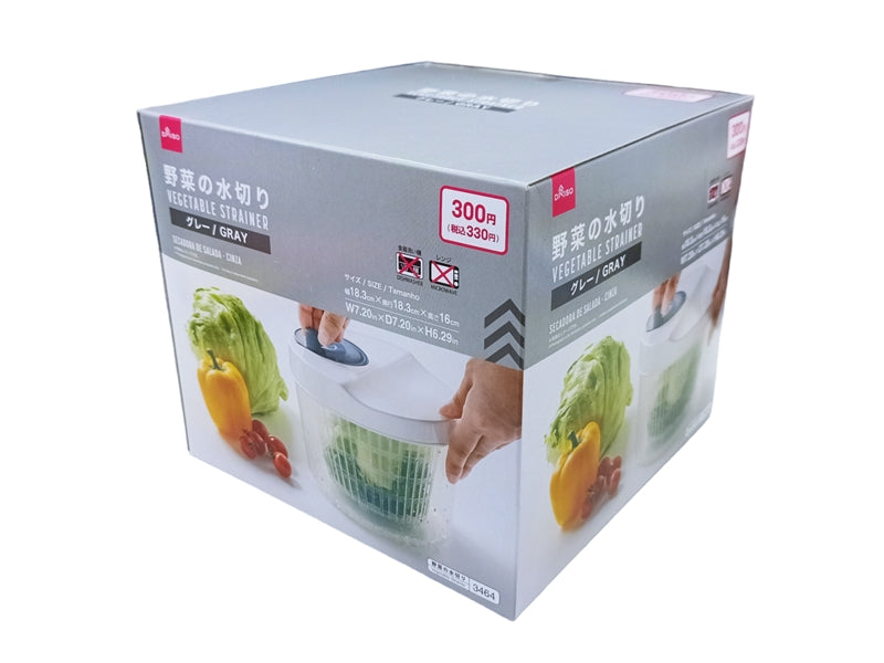 野菜の水切り（グレー） ダイソー(DAISO)