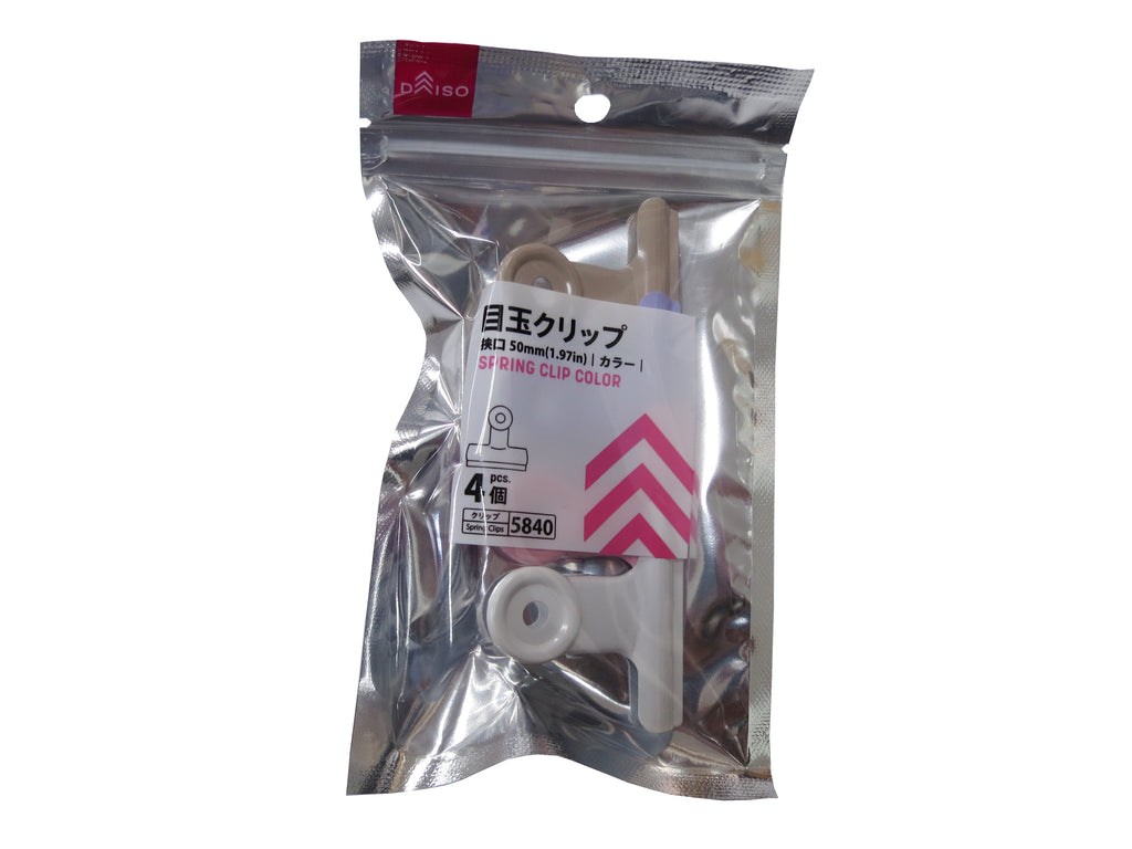 目玉クリップ カラー ダイソー(DAISO)