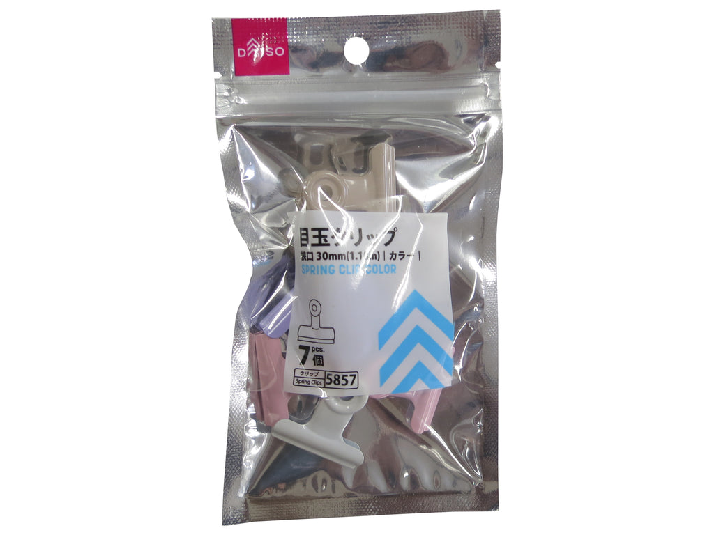 目玉クリップ カラー ダイソー(DAISO)