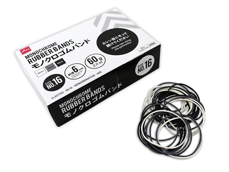 ゴムバンド（Ｎｏ．１６、モノクロ） ダイソー(DAISO)