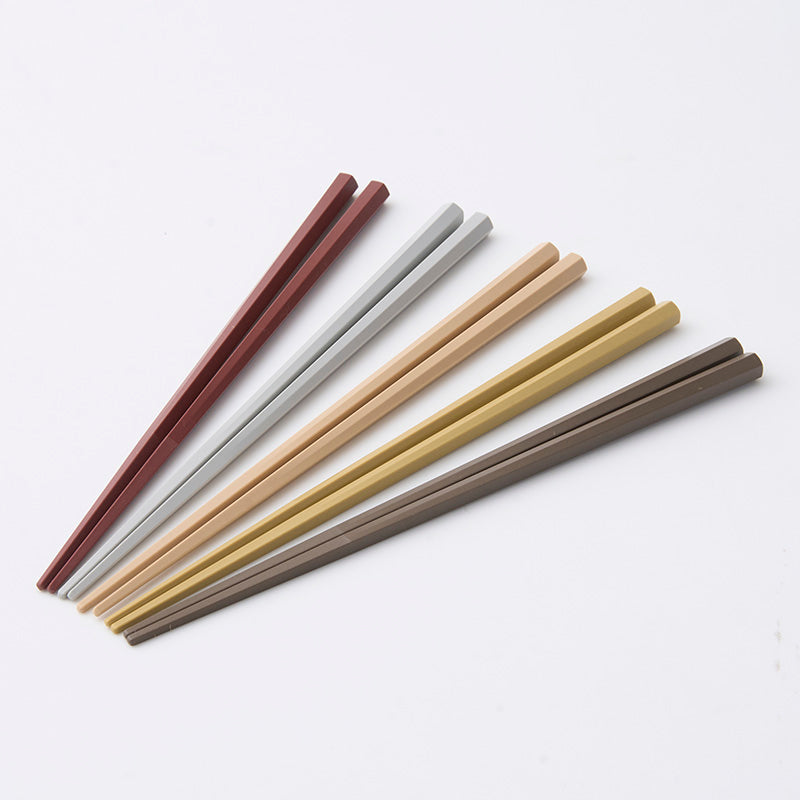 食洗機対応 耐熱六角箸５膳入（暖色） ダイソー(DAISO)