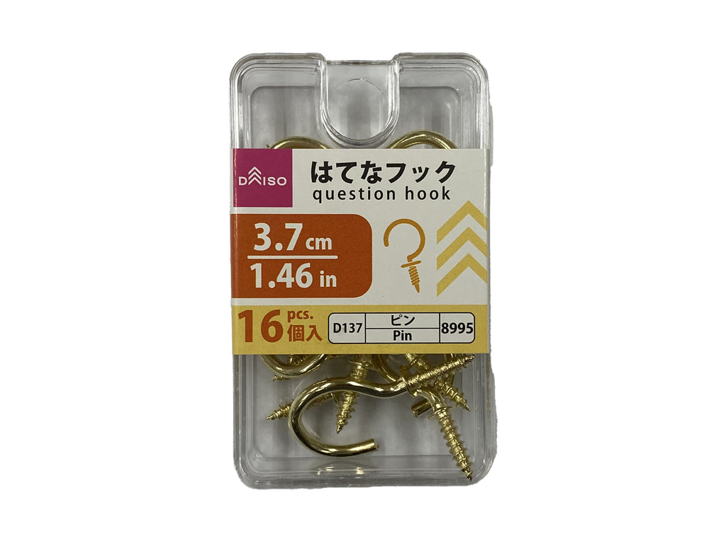 はてなフック １６個入り ダイソー(DAISO)
