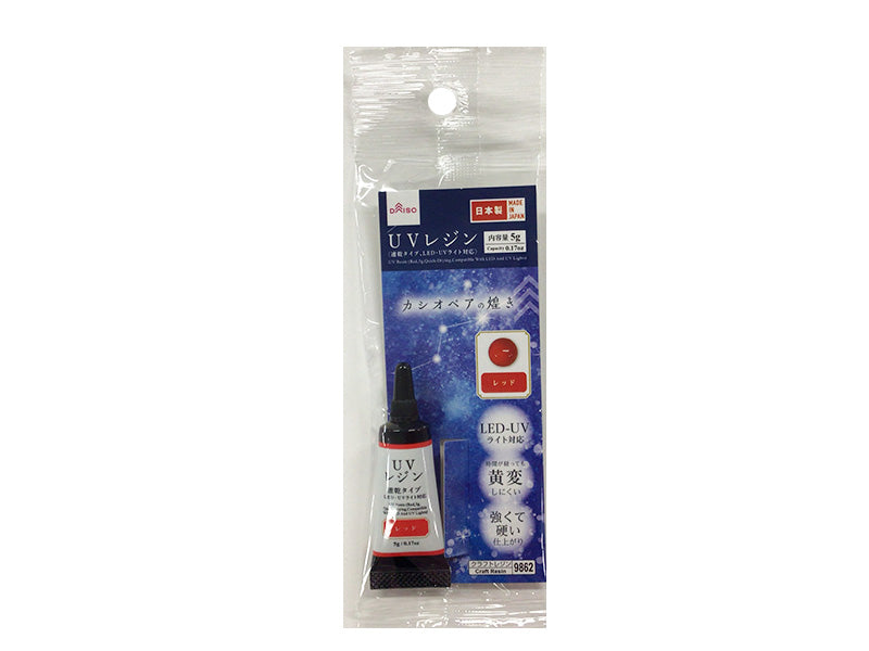 ＵＶレジン（レッド、速乾タイプ、ＬＥＤ・ＵＶライト対応） ダイソー(DAISO)