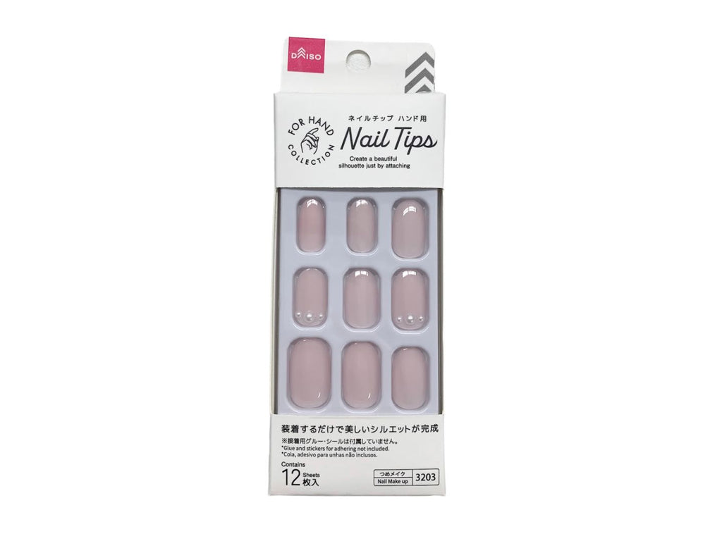 ネイルチップ（ハンド、パールピンク） ダイソー(DAISO)