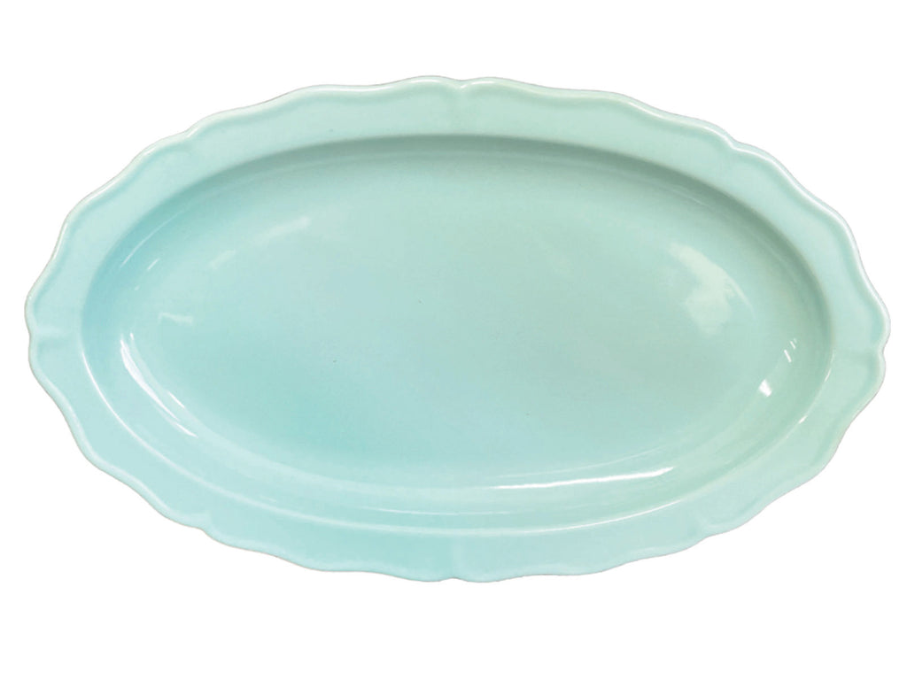 オーバルプレート（フラワーシェイプ、ＬＢＬ、２３ｃｍ） ダイソー(DAISO)