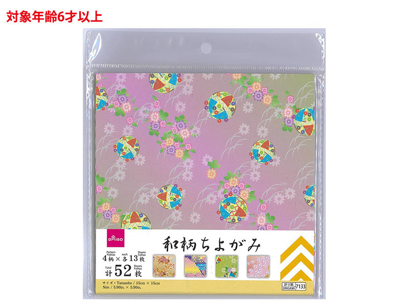 和柄ちよがみ（２、５２枚） ダイソー(DAISO)