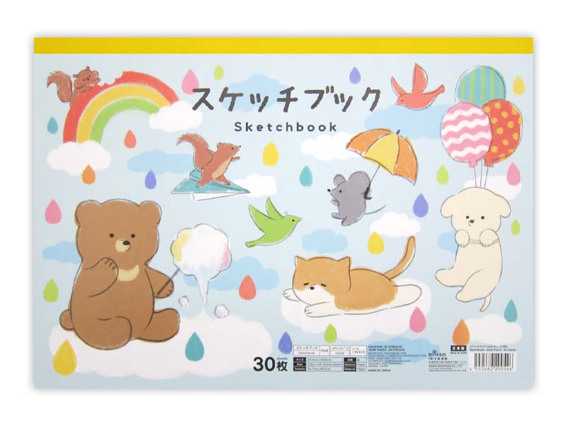 スケッチブック（なかよし、３０枚） ダイソー(DAISO)