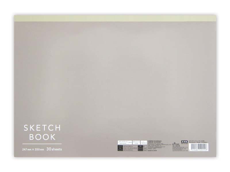 スケッチブック（シンプル、３０枚） ダイソー(DAISO)