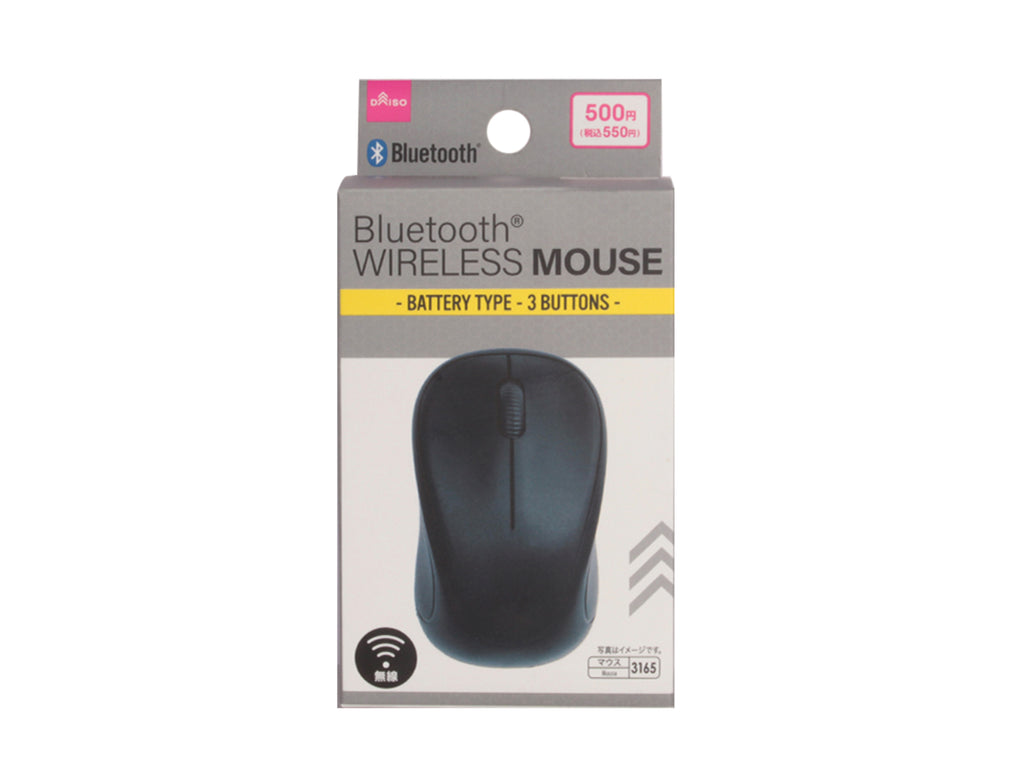 Ｂｌｕｅｔｏｏｔｈ・無線両用マウス（乾電池式、３ボタン） ダイソー(DAISO)