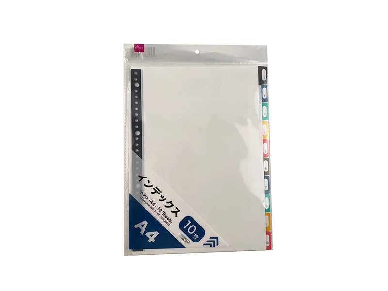 インデックス（Ａ４、１０枚） ダイソー(DAISO)