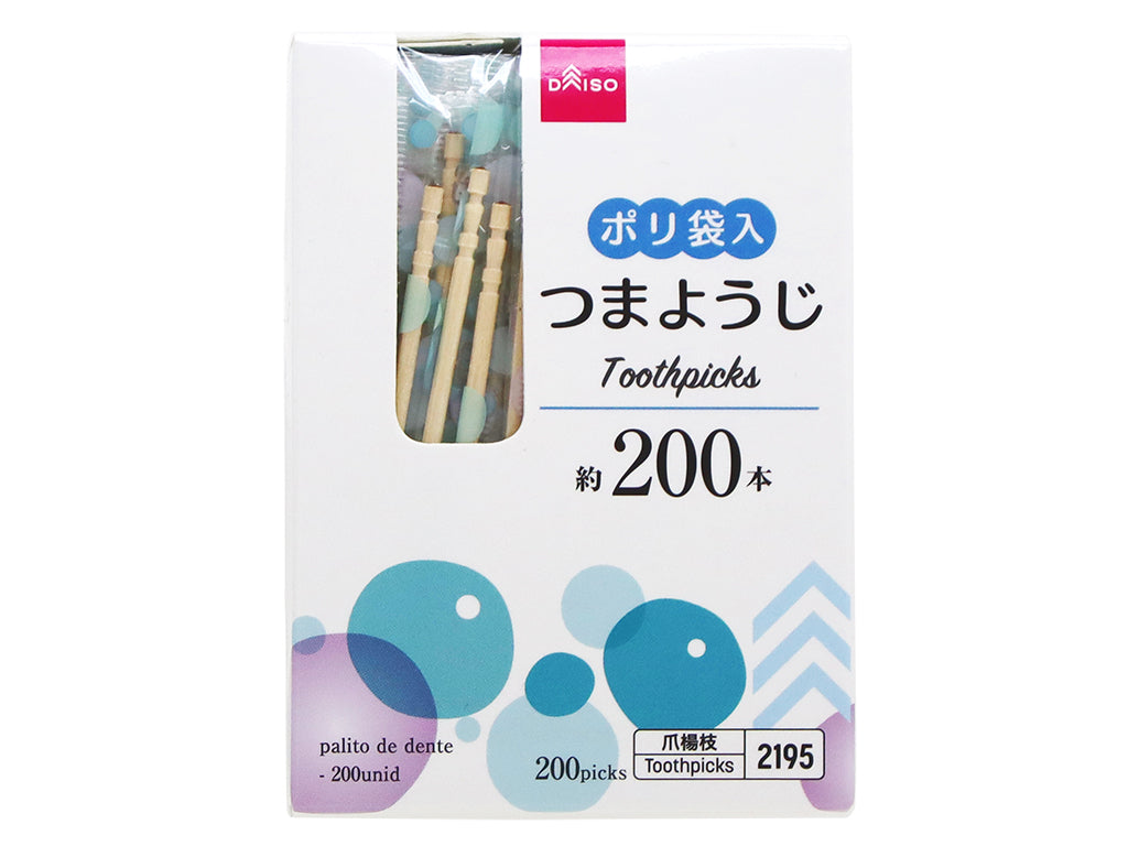 つま楊枝（ポリ袋入、２００本） ダイソー(DAISO)