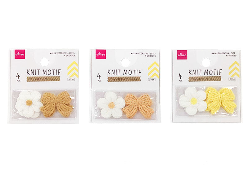 ニットモチーフ（キュート、４個） ダイソー(DAISO)