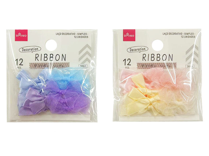 デコリボン（シンプル、１２個） ダイソー(DAISO)