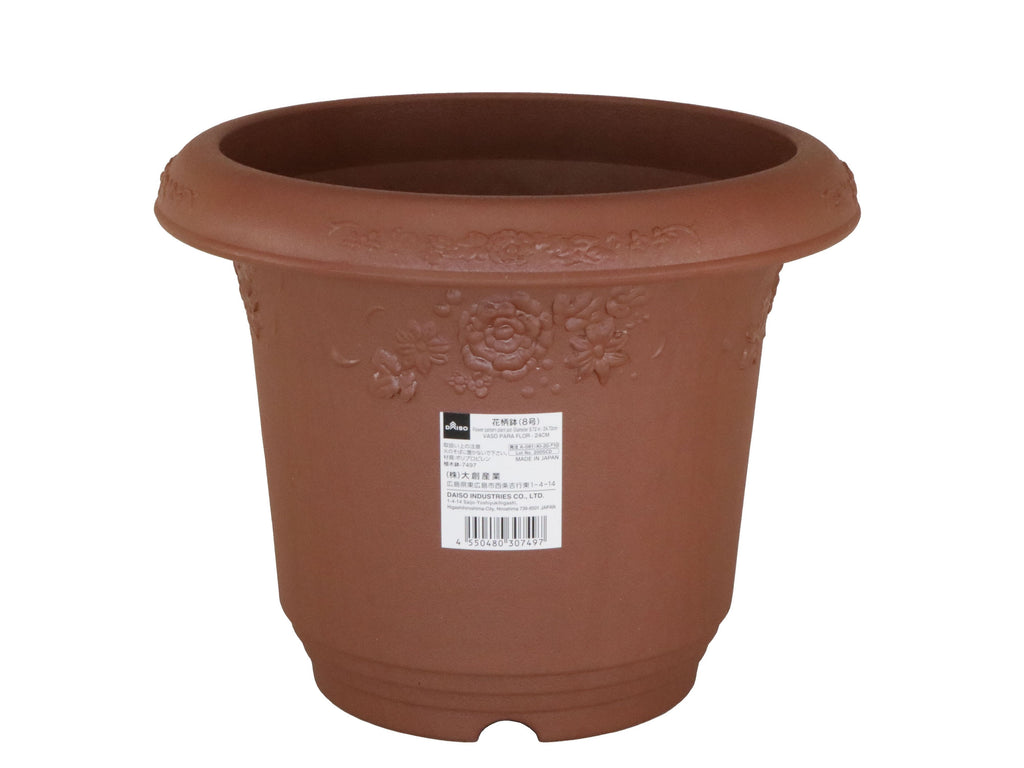 花柄鉢（８号） ダイソー(DAISO)